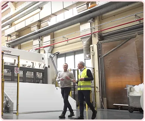Core handling and roll splitting equipment